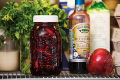 Pickled Wild Blueberries