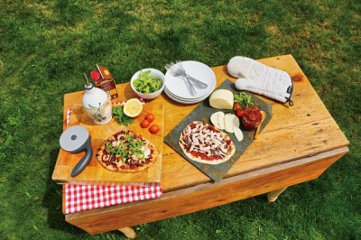 Belle Baie Coldwater Shrimp Naan Pizza