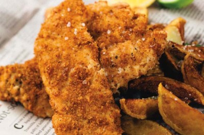Gluten-Free Pan-Fried Fresh Fish and Chips