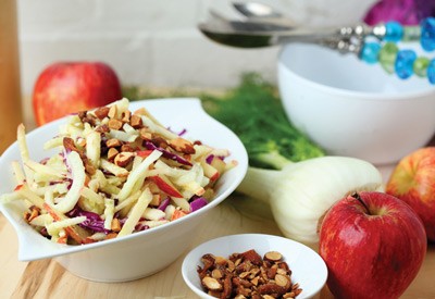 Fall Harvest Salad with Parmesan Vinigrette