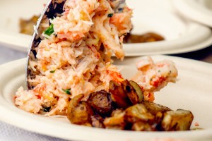 Crab with Roasted Sunchoke, Pear & Hazelnut Crab with Roasted Sunchoke, Pear & Hazelnut