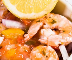 Smokin' Shrimp with Mango Salsa Smokin' Shrimp with Mango Salsa