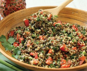 Wild Rice and Bulgur Salad
