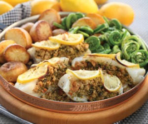 Baked Stuffed Cod