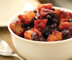 Blueberry Bread Pudding