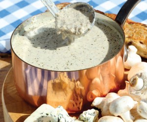 Mushroom & Blue Cheese Soup Mushroom & Blue Cheese Soup