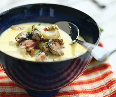 Cheesy Oyster Chowder