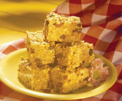 Easy Raisin Peanut Bars