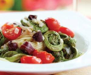 Fiddlehead Pasta Primavera