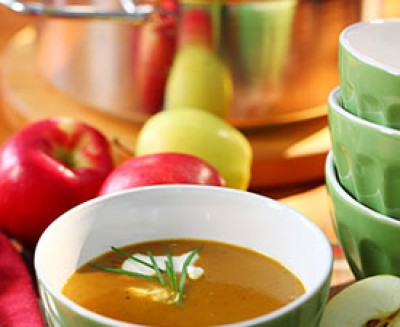 Honey Roasted Apple & Butternut Squash Soup