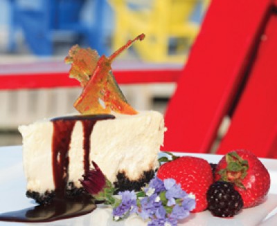 Inverary’s Signature White Chocolate Cheesecake