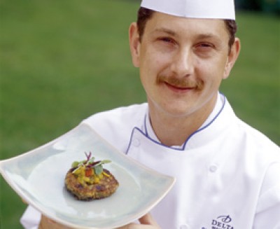 Stefan Mueller’s Lobster and Crab Cakes with Wild Blueberries