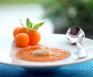 Chilled Cantaloupe Soup Chilled Cantaloupe Soup