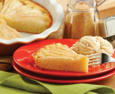 No-Crust Almond and Pear Tart