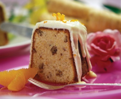 Orange Parsnip Cake with Orange Glaze