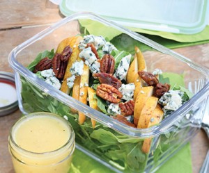 Pear and Blue Cheese Arugula Salad