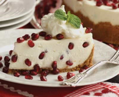 Pomegranate Cheesecake