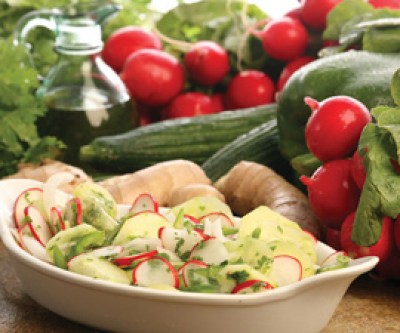Radish and Cucumber Salad