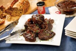 Maple Rosemary Short-Ribs w/Tidal Salt Fire