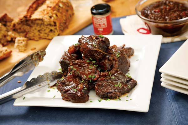 Maple Rosemary Short-Ribs w/Tidal Salt Fire