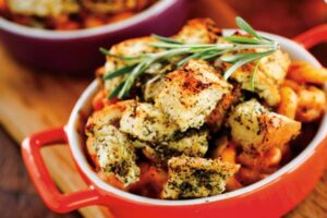 Fauxmage Mac & Cheese Stuffing