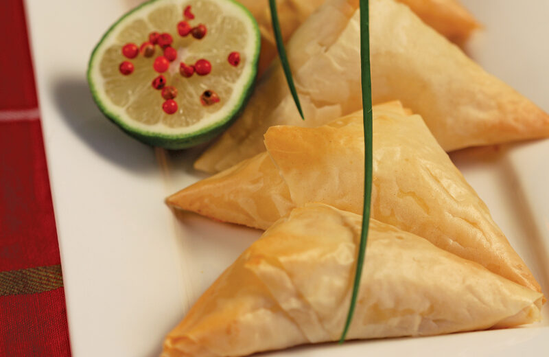 Creamy Crab Phyllo Parcels