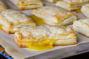 Lemon Turnovers in Sour Cream Pastry