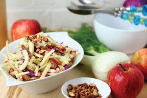 Fall Harvest Salad with Parmesan Vinigrette