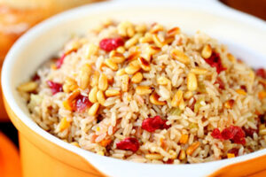 Rice Pilaf with Dried Cranberries