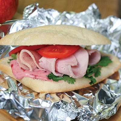 Deli Sandwich with Raspberry Mayo