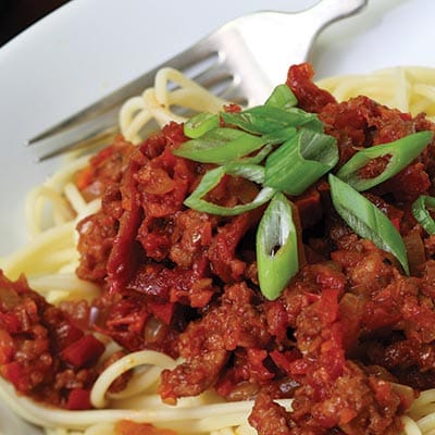 Hot Italian Sundried Tomato Pasta