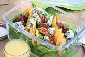 Pear and Blue Cheese Arugula Salad