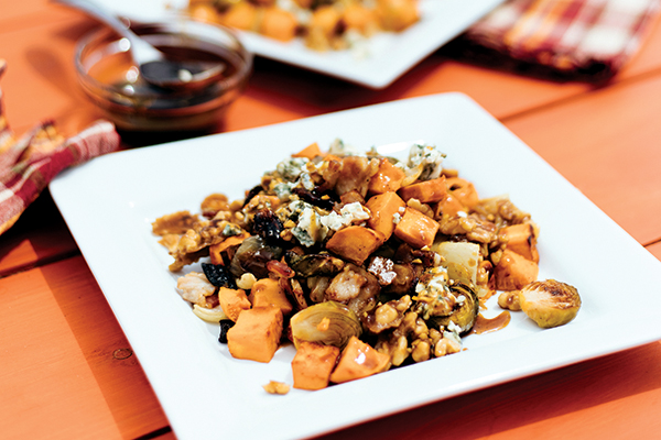 Roasted Vegetable Salad with Maple Balsamic Drizzle