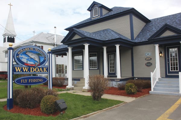 Legendary fishing outfitter W.W. Doak, also in Doaktown.